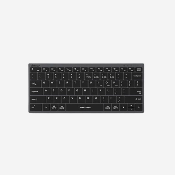 1-463714 A4TECH Fstyler FBX51C Rechargeable Bluetooth & 2.4G Wireless Keyboard with Bangla