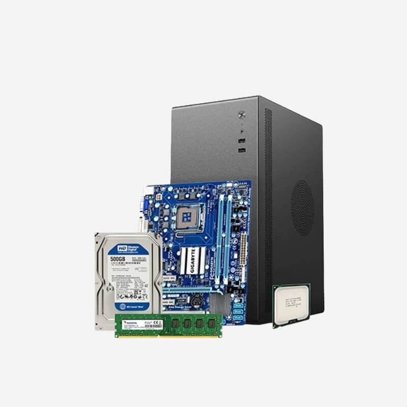 Intel Core 2-duo Desktop PC with Monitor