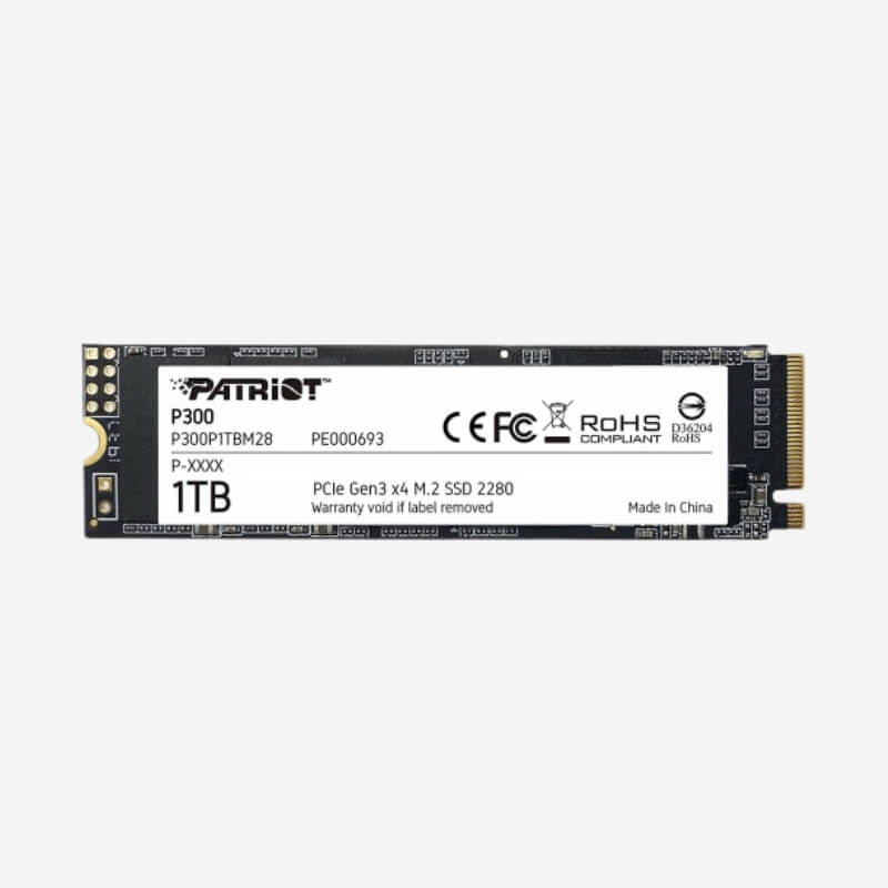 PATRIOT P300 1TB M.2 2280 PCIe Gen3 x4 NVMe SSD