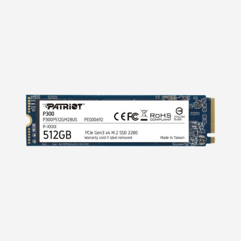 PATRIOT P300 512GB M.2 2280 PCIe Gen3 x4 NVMe SSD