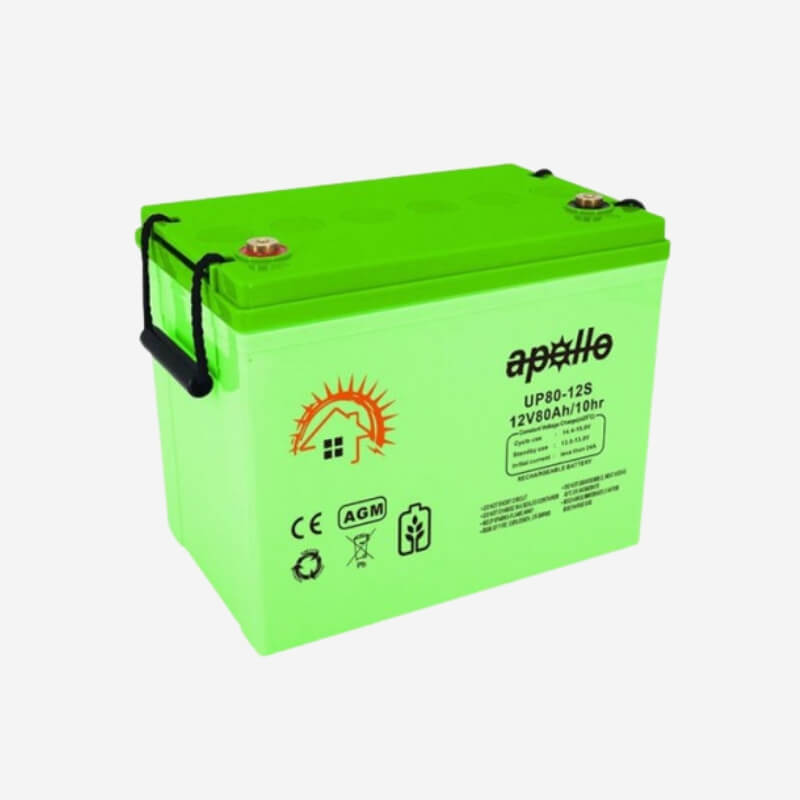 APOLLO 12V 80Ah Sealed Lead Acid UPS Battery
